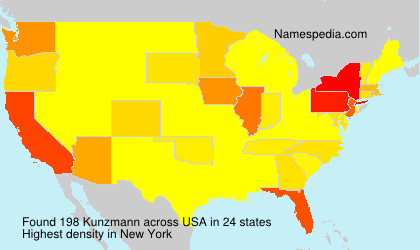 Surname Kunzmann in USA Surname Kunzmann in USA