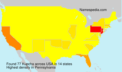 Surname Kupcha in USA Surname Kupcha in USA