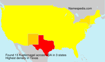 Surname Kupfernagel in USA Surname Kupfernagel in USA