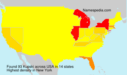 Surname Kupski in USA Surname Kupski in USA