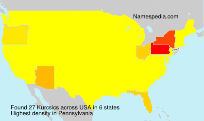 Surname Kurcsics in USA Surname Kurcsics in USA