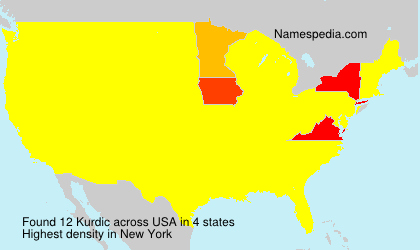 Surname Kurdic in USA Surname Kurdic in USA
