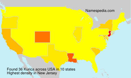Surname Kurica in USA Surname Kurica in USA