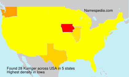 Surname Kurriger in USA Surname Kurriger in USA