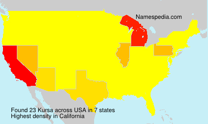 Surname Kursa in USA Surname Kursa in USA