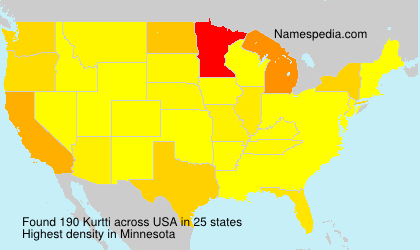 Surname Kurtti in USA Surname Kurtti in USA