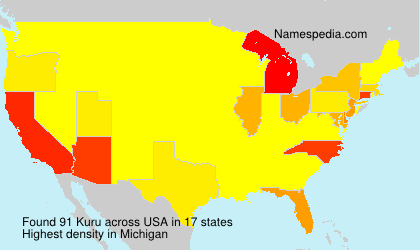 Surname Kuru in USA Surname Kuru in USA