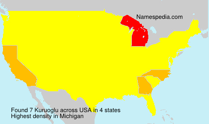 Surname Kuruoglu in USA Surname Kuruoglu in USA