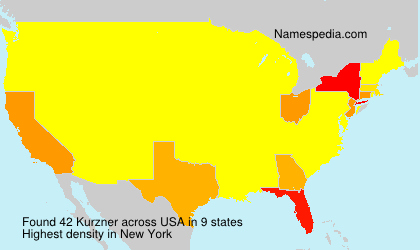 Surname Kurzner in USA Surname Kurzner in USA