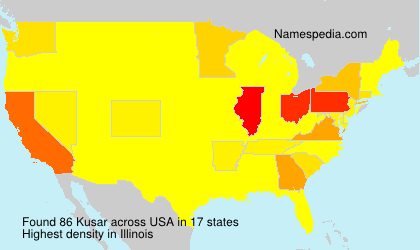 Surname Kusar in USA Surname Kusar in USA