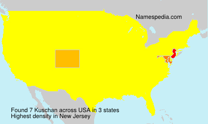 Surname Kuschan in USA Surname Kuschan in USA