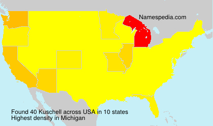 Surname Kuschell in USA Surname Kuschell in USA