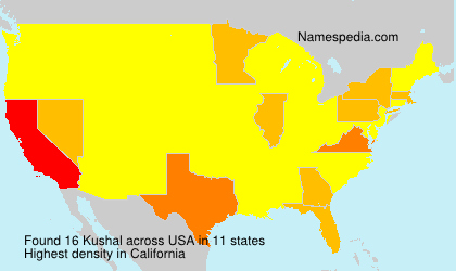 Surname Kushal in USA Surname Kushal in USA