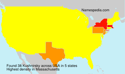 Surname Kushnirsky in USA Surname Kushnirsky in USA
