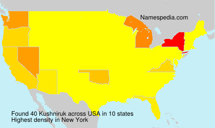 Surname Kushniruk in USA