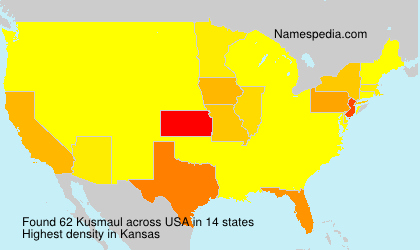 Surname Kusmaul in USA Surname Kusmaul in USA