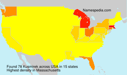 Surname Kusmirek in USA Surname Kusmirek in USA