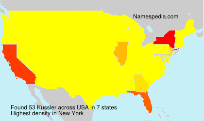 Surname Kussler in USA Surname Kussler in USA