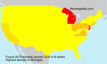 Surname Kustowski in USA Surname Kustowski in USA