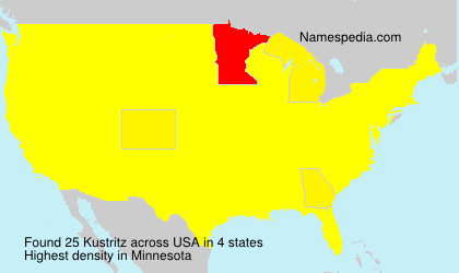 Surname Kustritz in USA