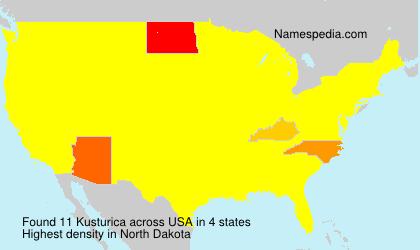 Surname Kusturica in USA Surname Kusturica in USA