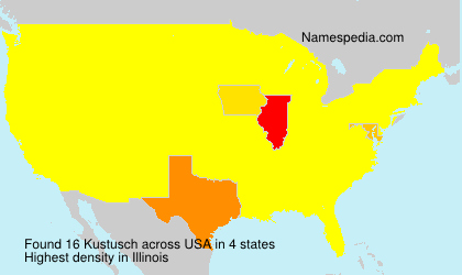 Surname Kustusch in USA
