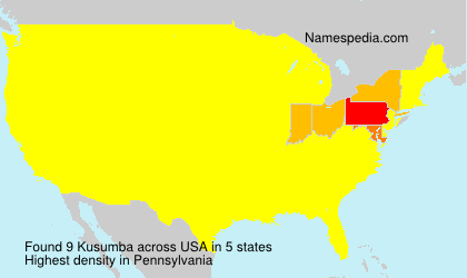 Surname Kusumba in USA Surname Kusumba in USA