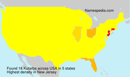 Surname Kutarba in USA Surname Kutarba in USA