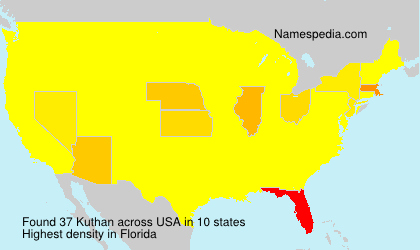 Surname Kuthan in USA Surname Kuthan in USA