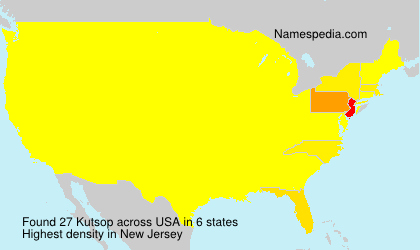 Surname Kutsop in USA Surname Kutsop in USA