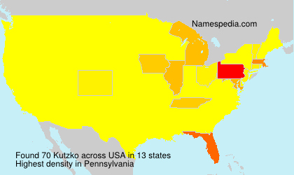 Surname Kutzko in USA Surname Kutzko in USA