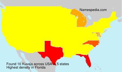 Surname Kuvaja in USA Surname Kuvaja in USA
