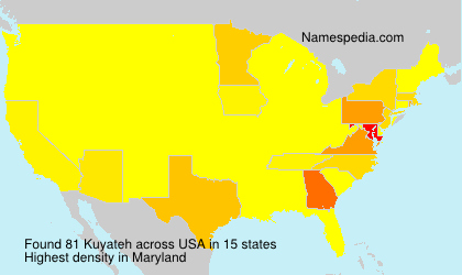 Surname Kuyateh in USA Surname Kuyateh in USA