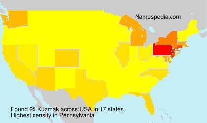Surname Kuzmak in USA Surname Kuzmak in USA