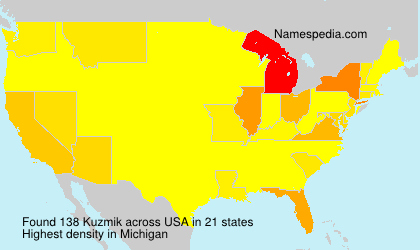 Surname Kuzmik in USA Surname Kuzmik in USA