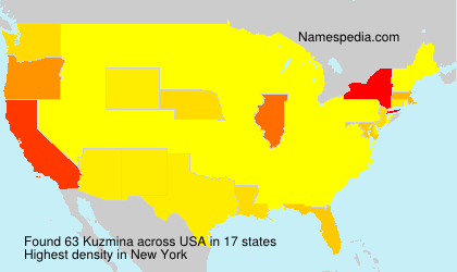 Surname Kuzmina in USA Surname Kuzmina in USA
