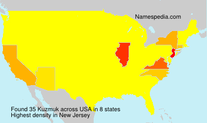 Surname Kuzmuk in USA Surname Kuzmuk in USA