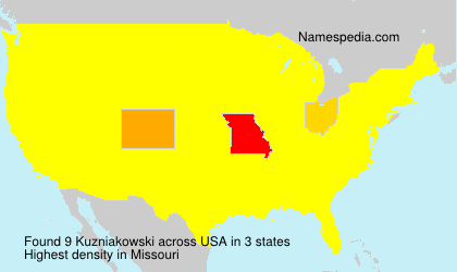 Surname Kuzniakowski in USA Surname Kuzniakowski in USA
