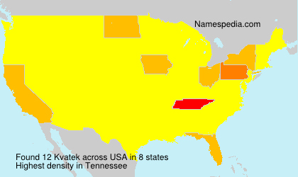 Surname Kvatek in USA Surname Kvatek in USA