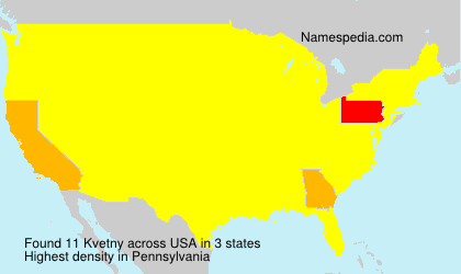 Surname Kvetny in USA Surname Kvetny in USA