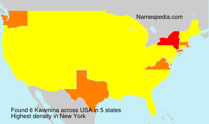 Surname Kwamina in USA