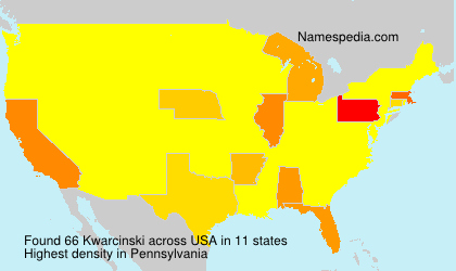 Surname Kwarcinski in USA Surname Kwarcinski in USA