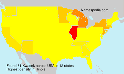 Surname Kwasek in USA Surname Kwasek in USA