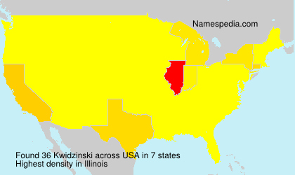 Surname Kwidzinski in USA Surname Kwidzinski in USA