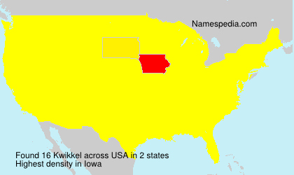 Surname Kwikkel in USA Surname Kwikkel in USA