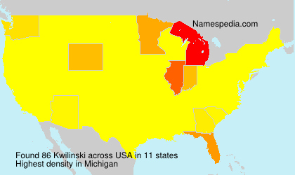 Surname Kwilinski in USA Surname Kwilinski in USA