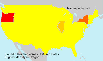 Surname Kwitman in USA Surname Kwitman in USA