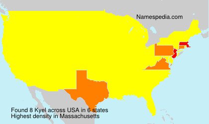 Surname Kyel in USA Surname Kyel in USA