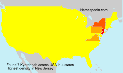 Surname Kyereboah in USA