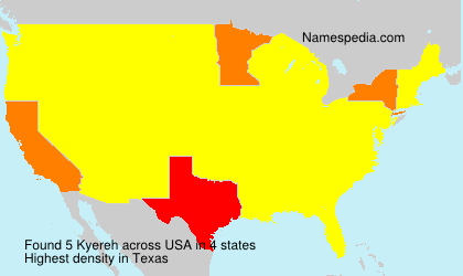 Surname Kyereh in USA Surname Kyereh in USA